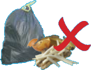 Food and household garbage